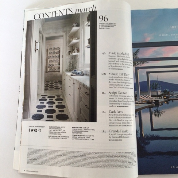 ARCHITECTURAL DIGEST MARCH 2024 MAGAZINE NWT - Picture 7 of 7